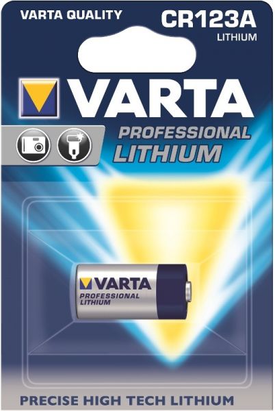 VARTA Professional Lithium CR123A 1600 mAh 3,0V
